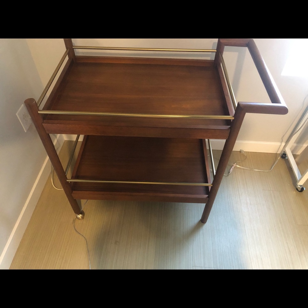 West elm bar cart - pristine condition